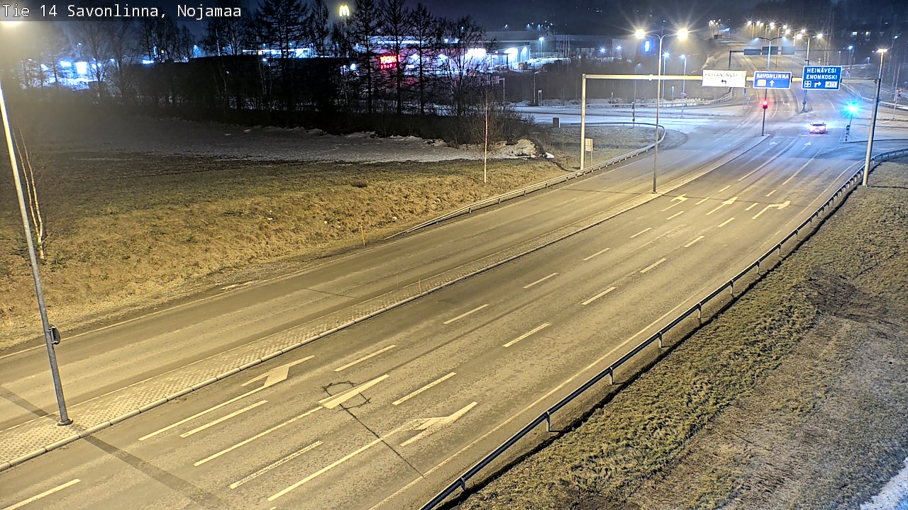 Weather Camera Image Road 14 Savonlinna, Nojanmaa, Savonlinna, Etelä-Savo