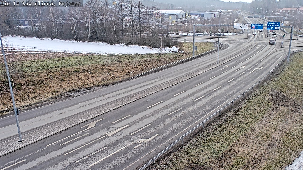 Weather Camera Image Väg 14 Nyslott, Nojanmaa, Savonlinna, Etelä-Savo