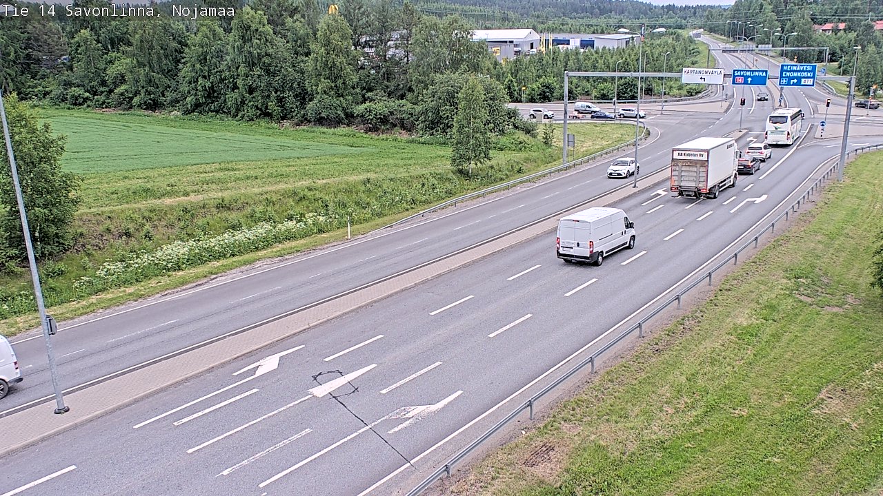 Kelikamerat Kuva Tie 14 Savonlinna, Nojanmaa, Savonlinna, Etelä-Savo