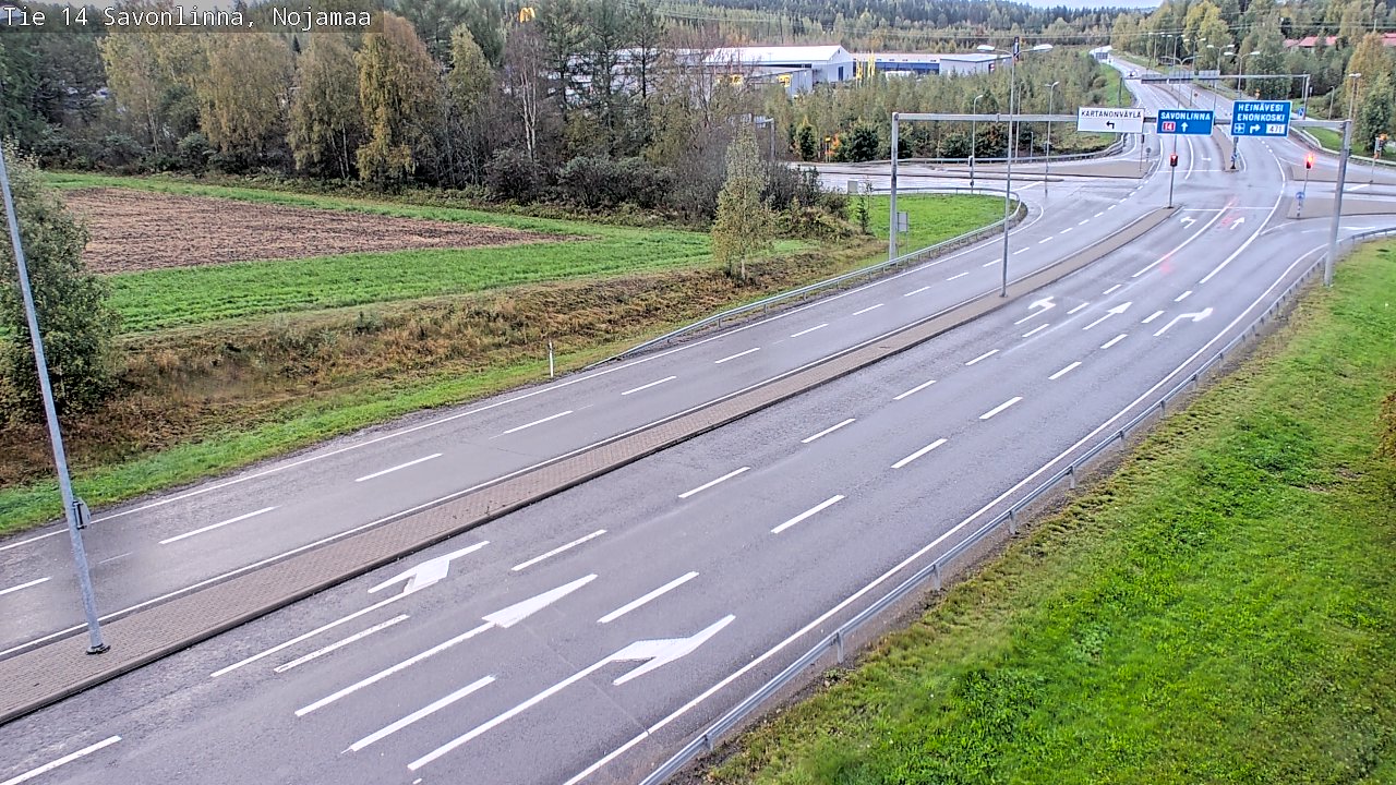 Weather Camera Image Road 14 Savonlinna, Nojanmaa, Savonlinna, Etelä-Savo