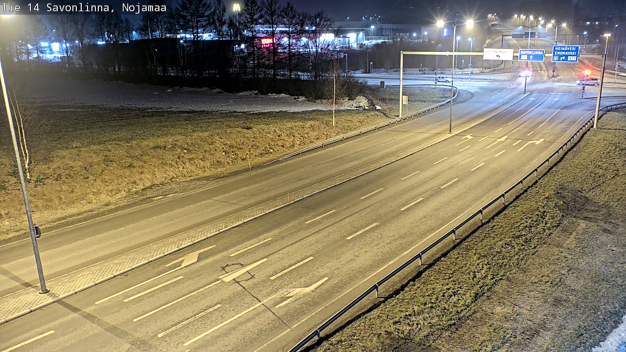 Weather Camera Image Road 14 Savonlinna, Nojanmaa, Savonlinna, Etelä-Savo