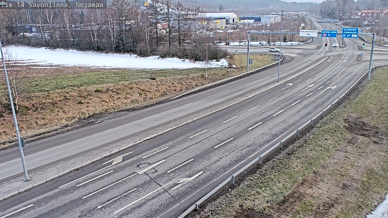 Weather Camera Image Road 14 Savonlinna, Nojanmaa, Savonlinna, Etelä-Savo