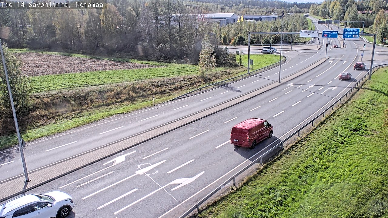 Kelikamerat Kuva Tie 14 Savonlinna, Nojanmaa, Savonlinna, Etelä-Savo