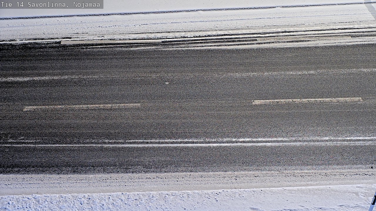 Weather Camera Image Väg 14 Nyslott, Nojanmaa, Savonlinna, Etelä-Savo