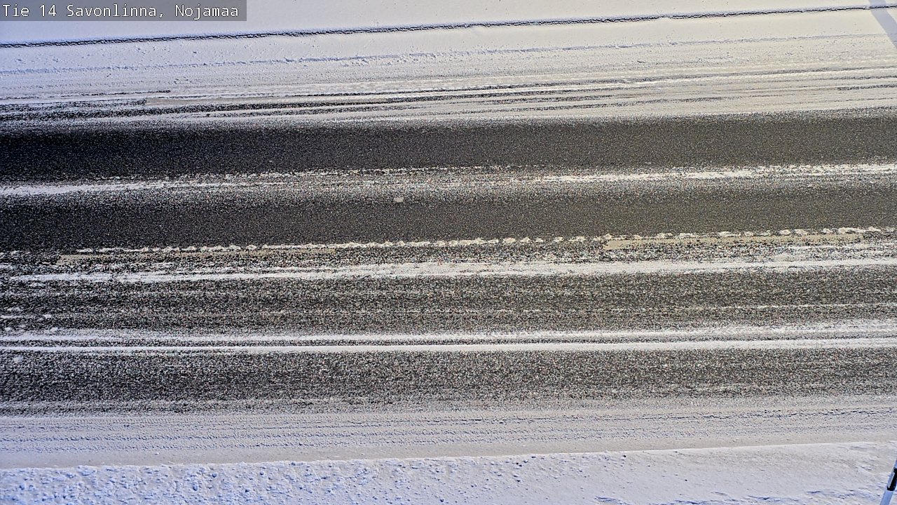 Weather Camera Image Väg 14 Nyslott, Nojanmaa, Savonlinna, Etelä-Savo