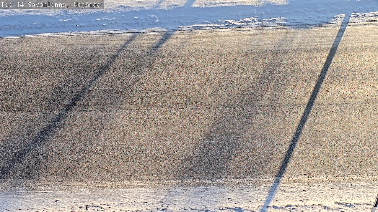 Weather Camera Image Väg 14 Nyslott, Nojanmaa, Savonlinna, Etelä-Savo