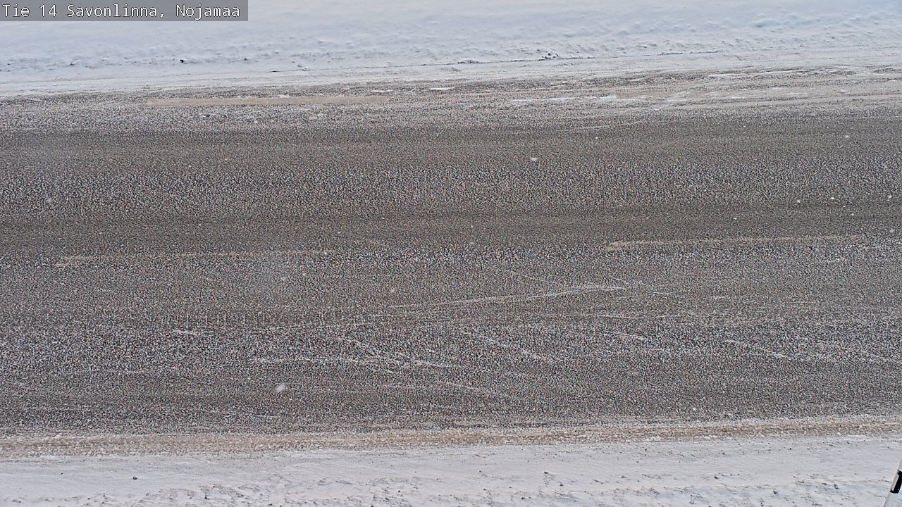 Weather Camera Image Väg 14 Nyslott, Nojanmaa, Savonlinna, Etelä-Savo