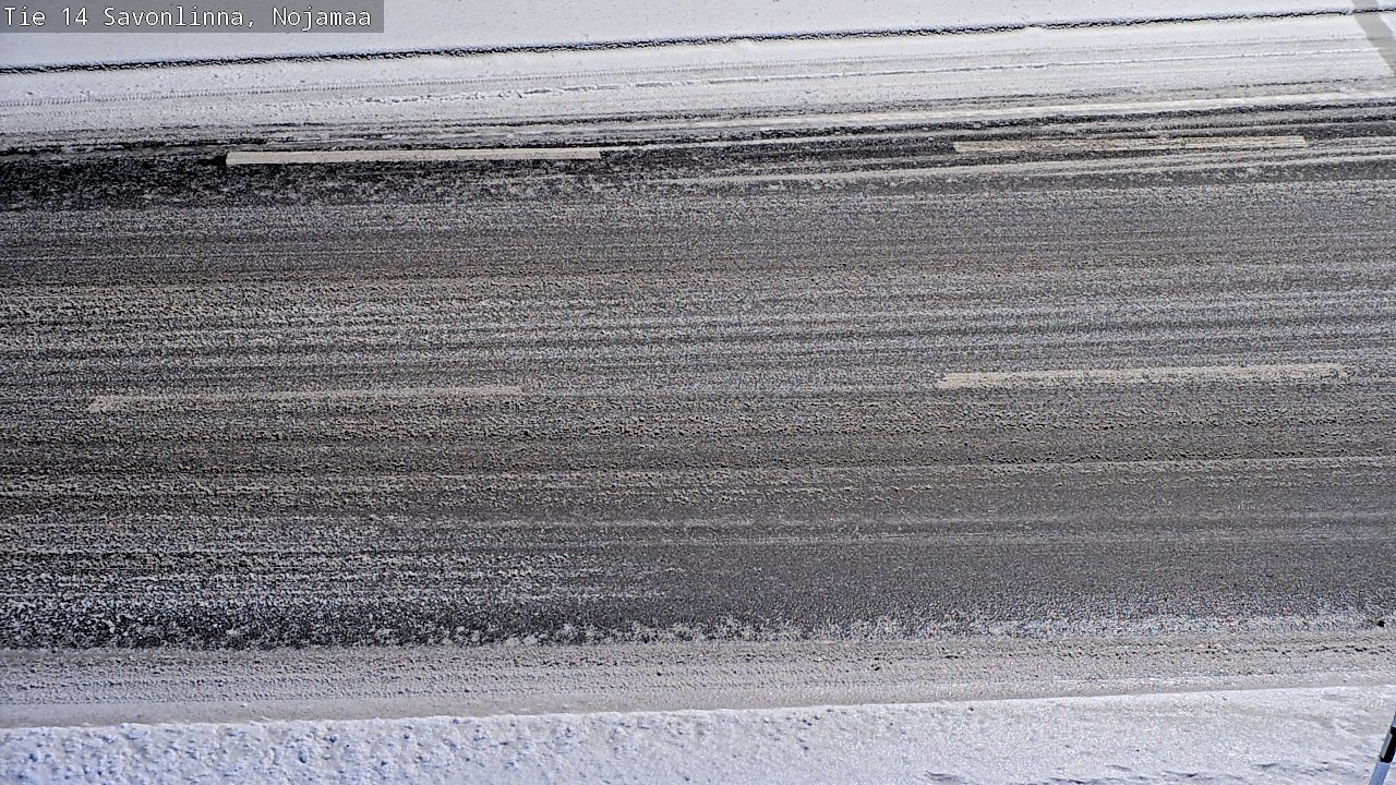 Weather Camera Image Väg 14 Nyslott, Nojanmaa, Savonlinna, Etelä-Savo