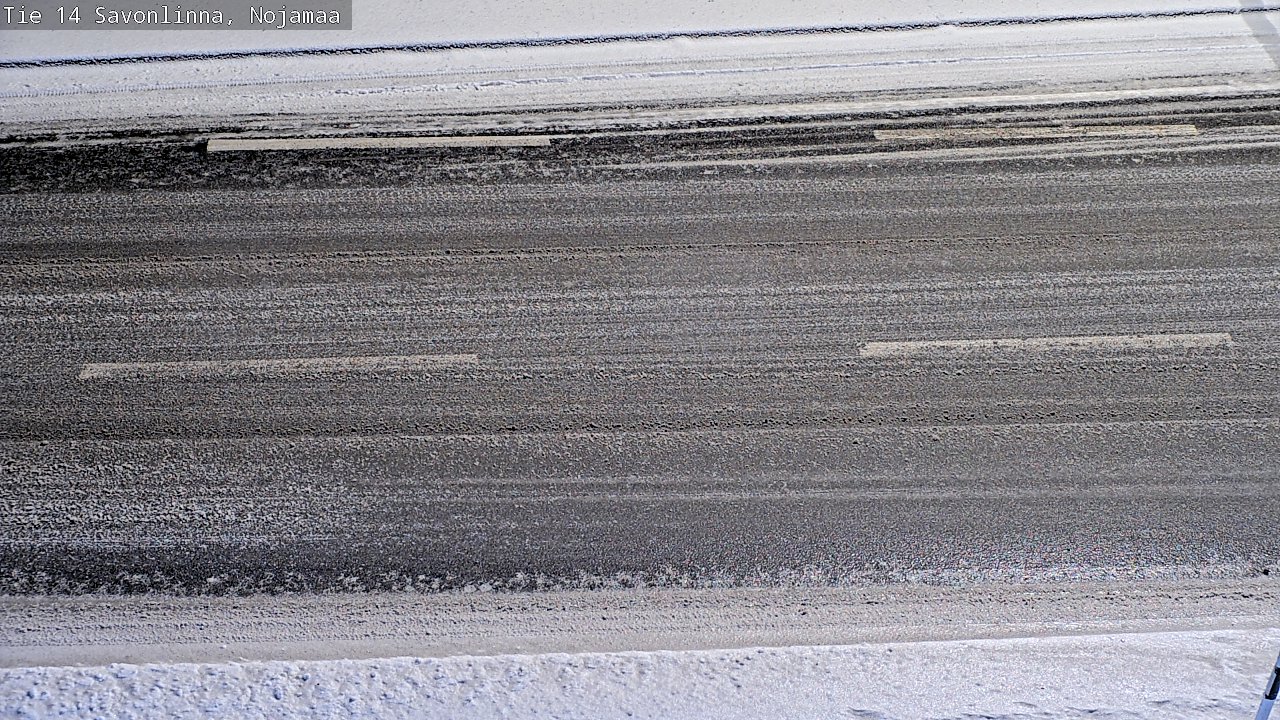 Weather Camera Image Väg 14 Nyslott, Nojanmaa, Savonlinna, Etelä-Savo