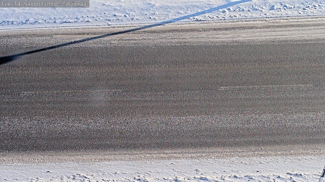 Weather Camera Image Road 14 Savonlinna, Nojanmaa, Savonlinna, Etelä-Savo