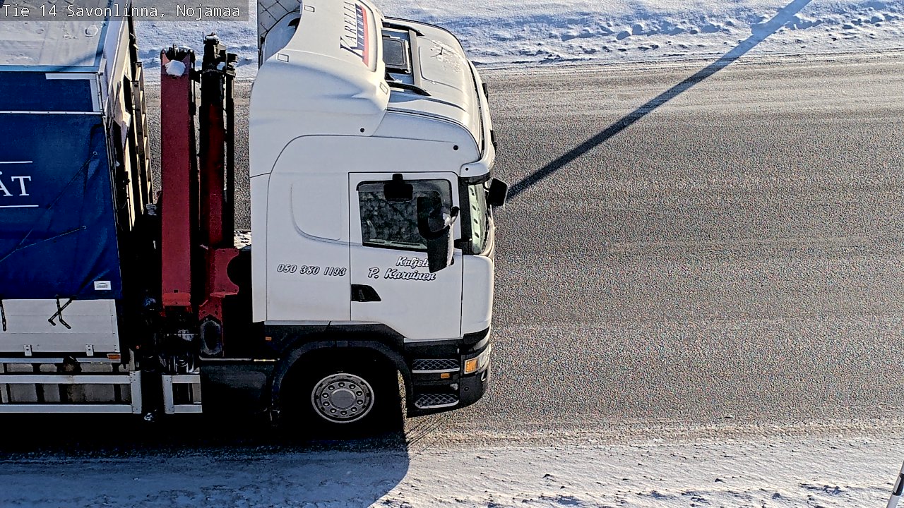 Weather Camera Image Road 14 Savonlinna, Nojanmaa, Savonlinna, Etelä-Savo