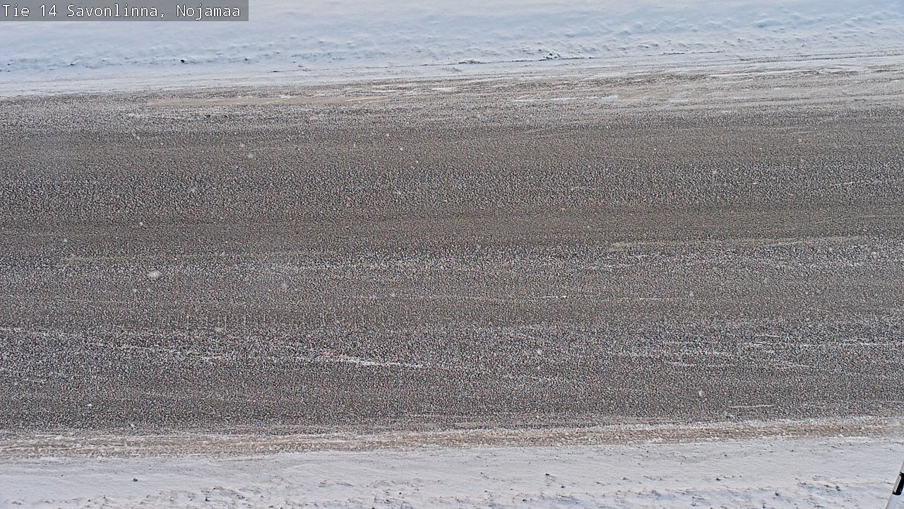 Weather Camera Image Väg 14 Nyslott, Nojanmaa, Savonlinna, Etelä-Savo