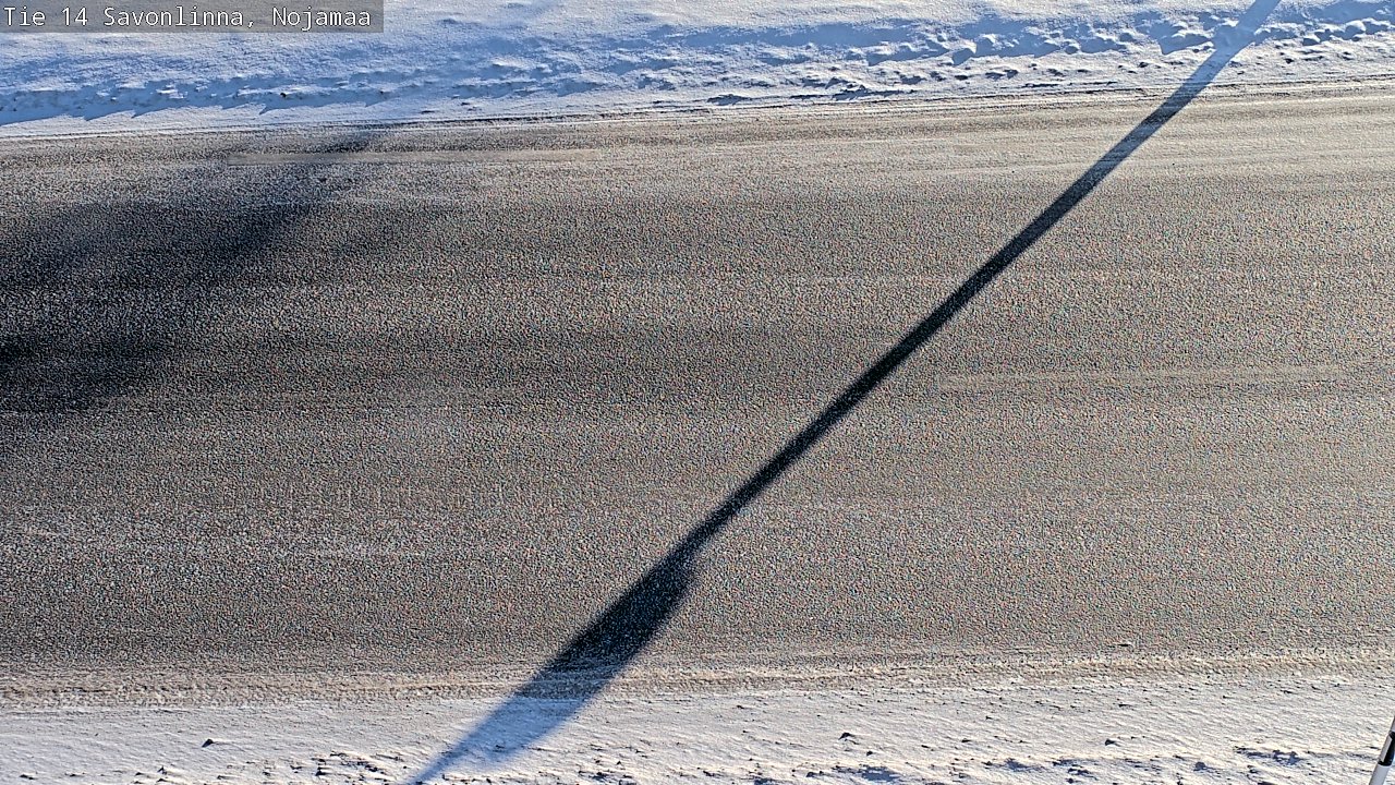 Weather Camera Image Väg 14 Nyslott, Nojanmaa, Savonlinna, Etelä-Savo