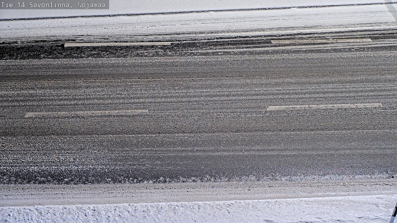Weather Camera Image Väg 14 Nyslott, Nojanmaa, Savonlinna, Etelä-Savo