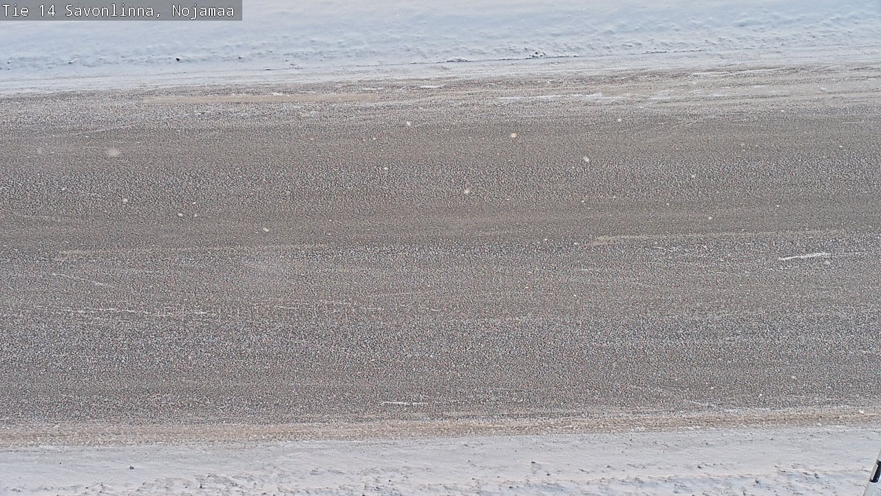 Weather Camera Image Väg 14 Nyslott, Nojanmaa, Savonlinna, Etelä-Savo