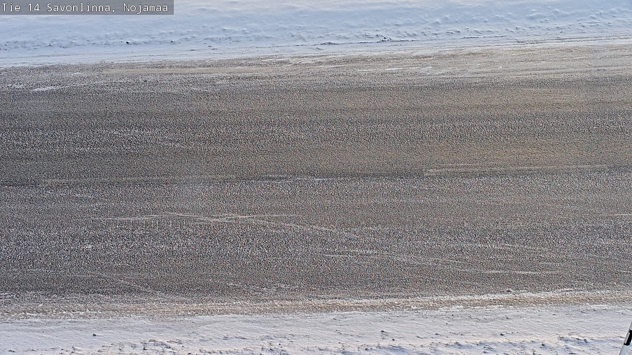 Weather Camera Image Väg 14 Nyslott, Nojanmaa, Savonlinna, Etelä-Savo