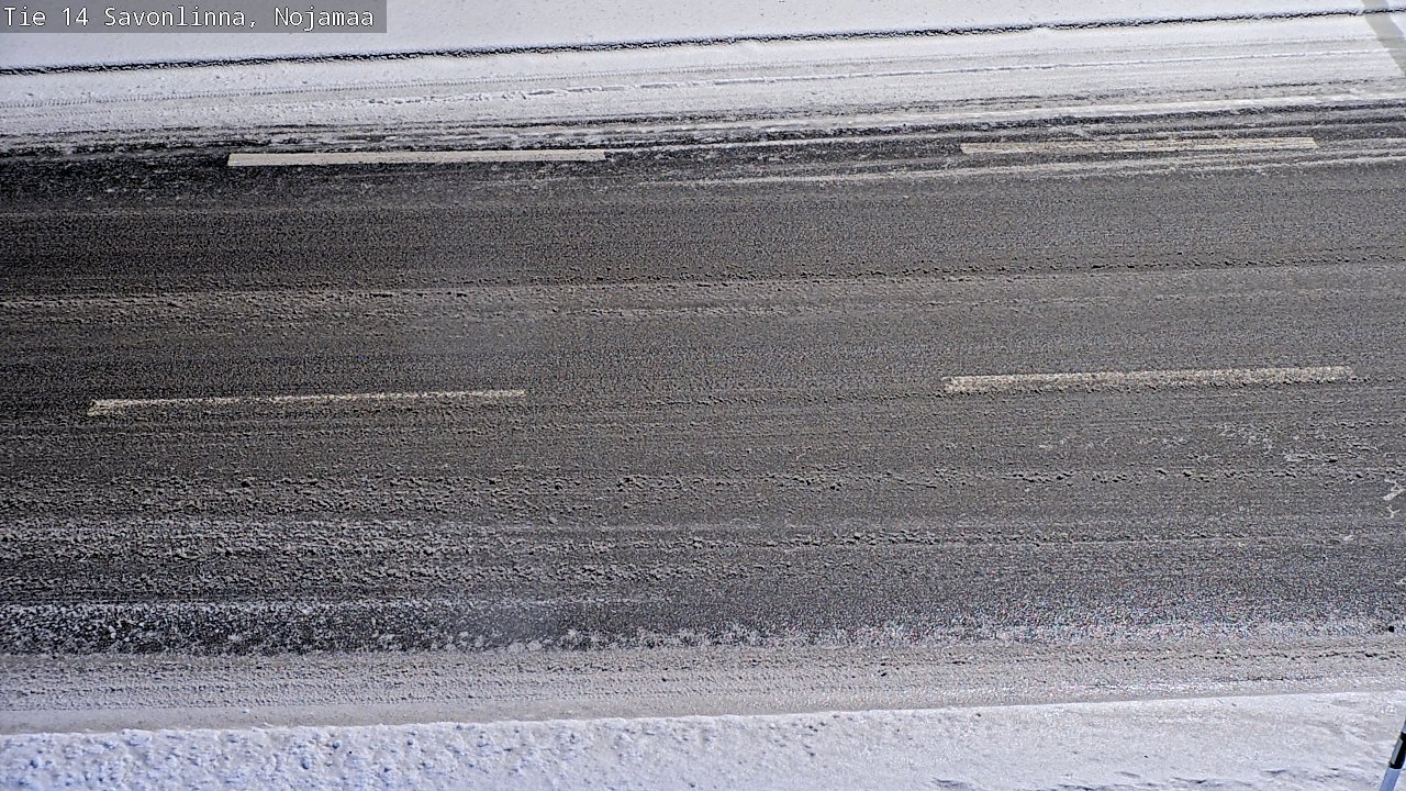 Weather Camera Image Väg 14 Nyslott, Nojanmaa, Savonlinna, Etelä-Savo