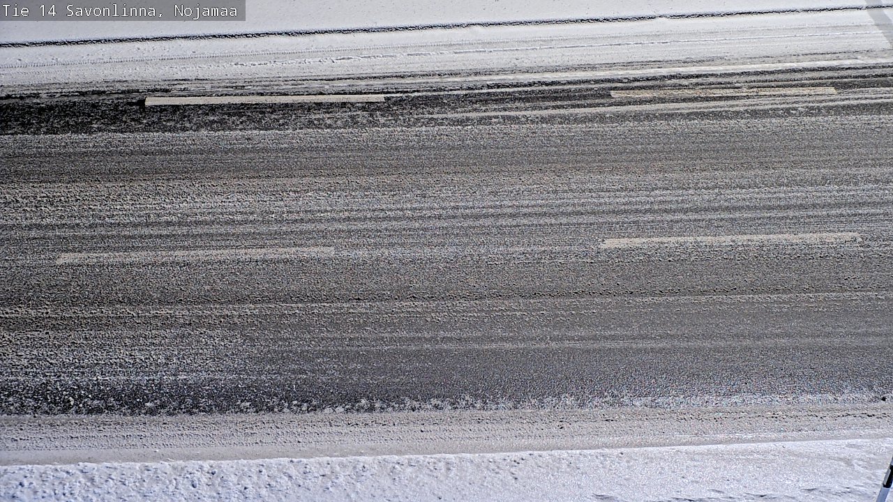 Weather Camera Image Väg 14 Nyslott, Nojanmaa, Savonlinna, Etelä-Savo