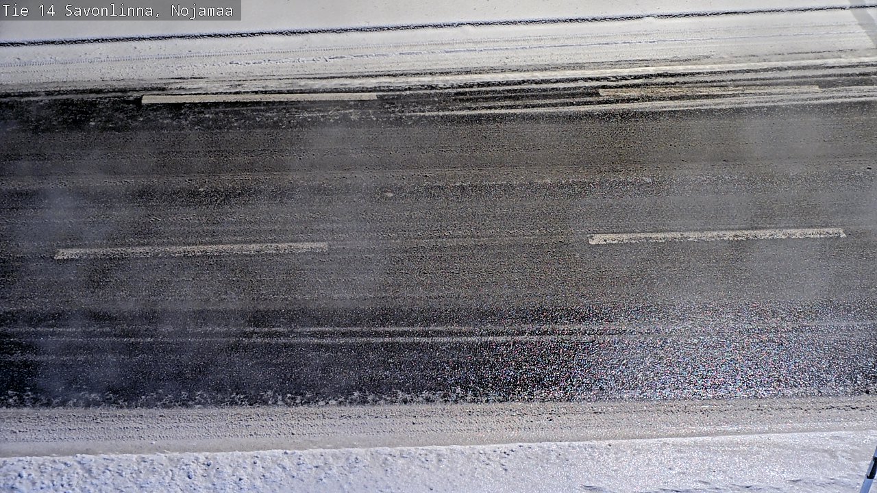 Weather Camera Image Väg 14 Nyslott, Nojanmaa, Savonlinna, Etelä-Savo