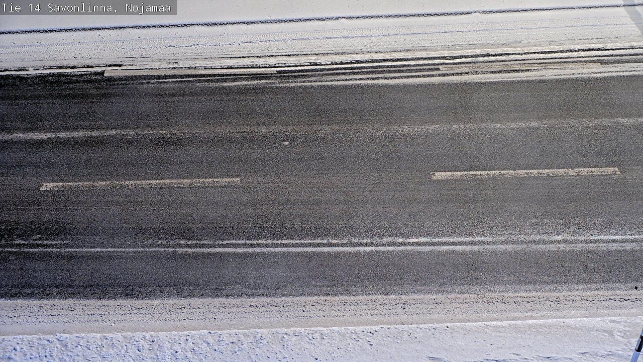 Weather Camera Image Väg 14 Nyslott, Nojanmaa, Savonlinna, Etelä-Savo