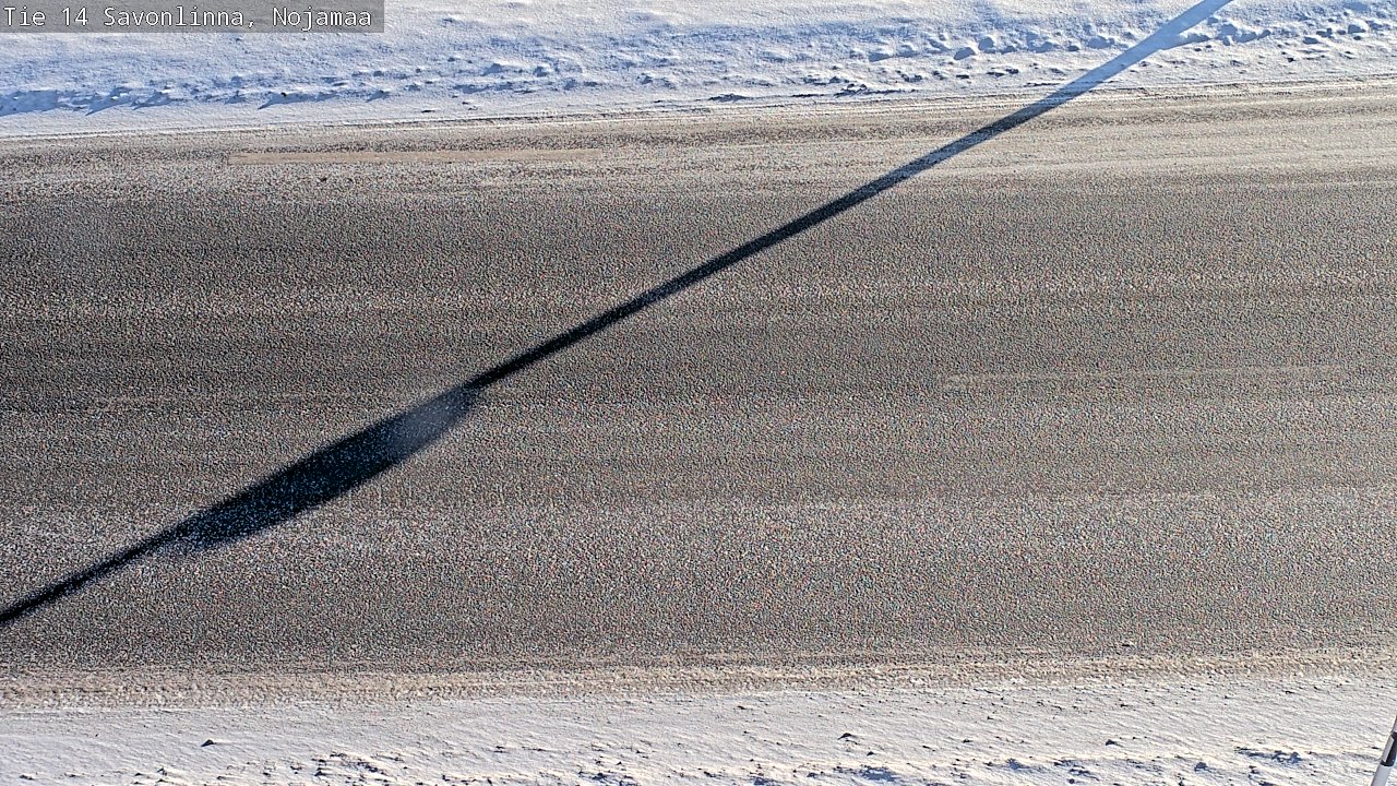 Weather Camera Image Road 14 Savonlinna, Nojanmaa, Savonlinna, Etelä-Savo