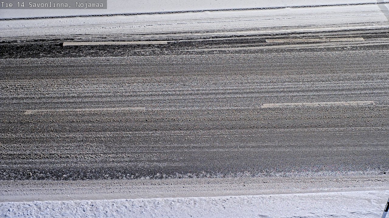 Weather Camera Image Väg 14 Nyslott, Nojanmaa, Savonlinna, Etelä-Savo