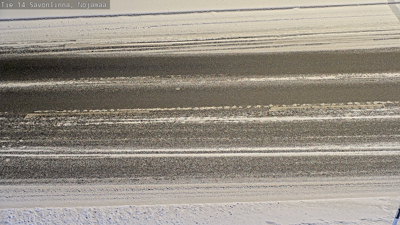 Weather Camera Image Väg 14 Nyslott, Nojanmaa, Savonlinna, Etelä-Savo