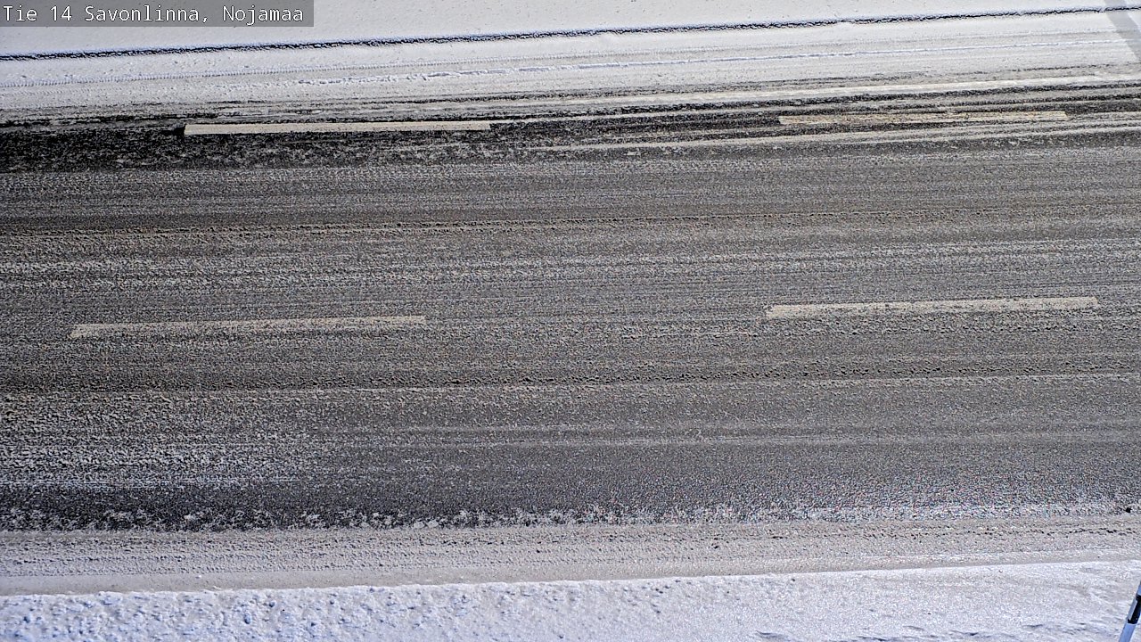 Weather Camera Image Väg 14 Nyslott, Nojanmaa, Savonlinna, Etelä-Savo