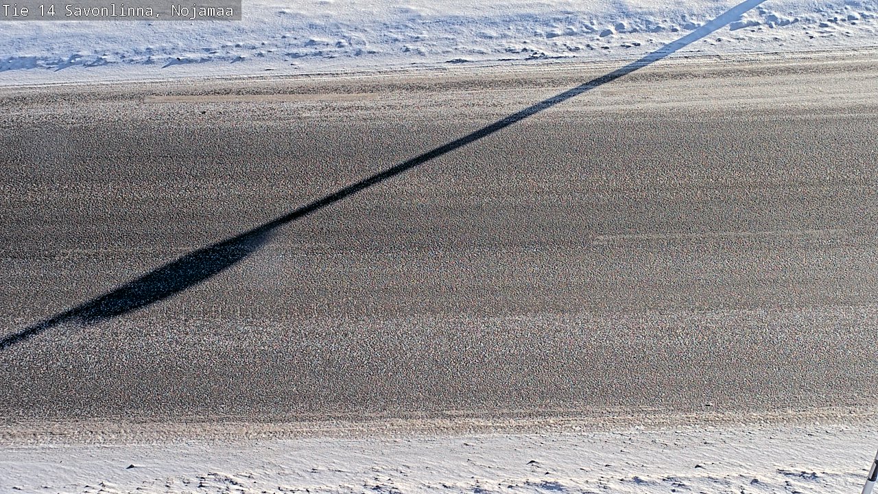 Weather Camera Image Road 14 Savonlinna, Nojanmaa, Savonlinna, Etelä-Savo