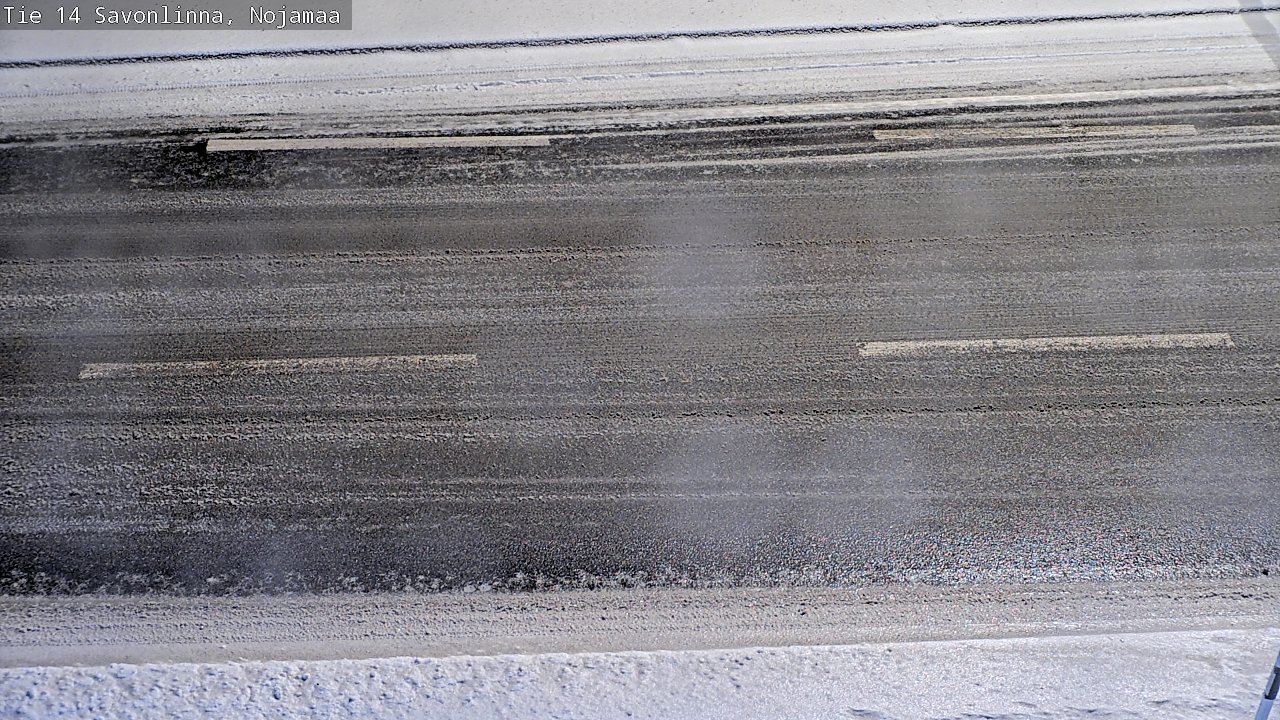 Weather Camera Image Väg 14 Nyslott, Nojanmaa, Savonlinna, Etelä-Savo