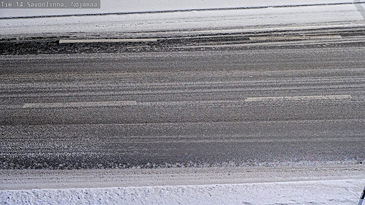 Weather Camera Image Väg 14 Nyslott, Nojanmaa, Savonlinna, Etelä-Savo