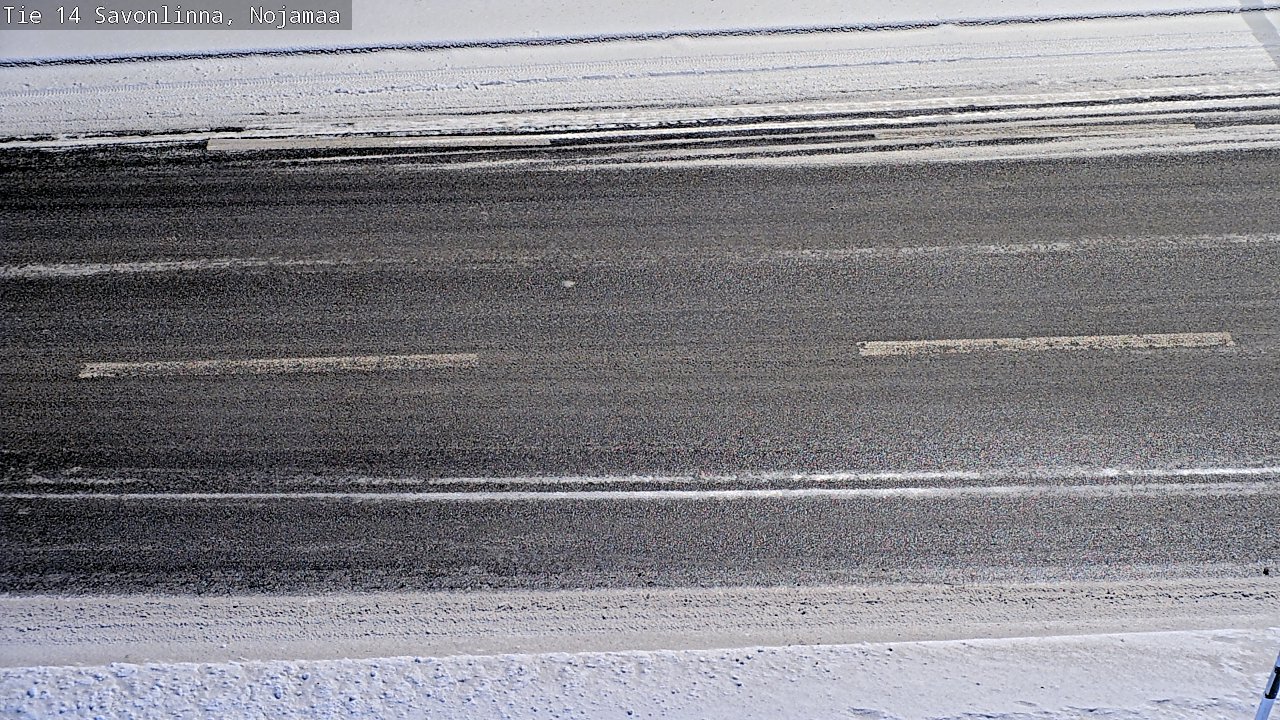 Weather Camera Image Väg 14 Nyslott, Nojanmaa, Savonlinna, Etelä-Savo