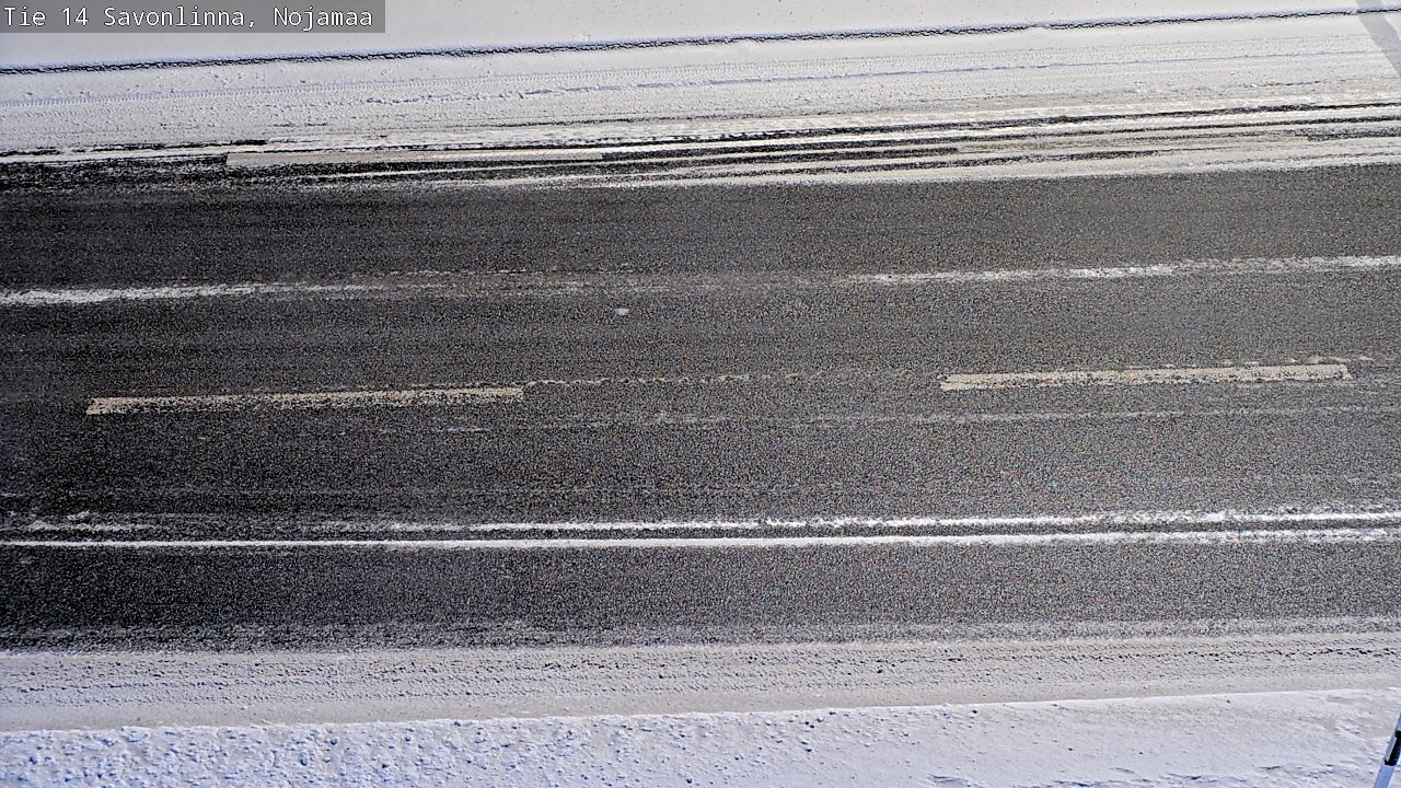 Weather Camera Image Väg 14 Nyslott, Nojanmaa, Savonlinna, Etelä-Savo