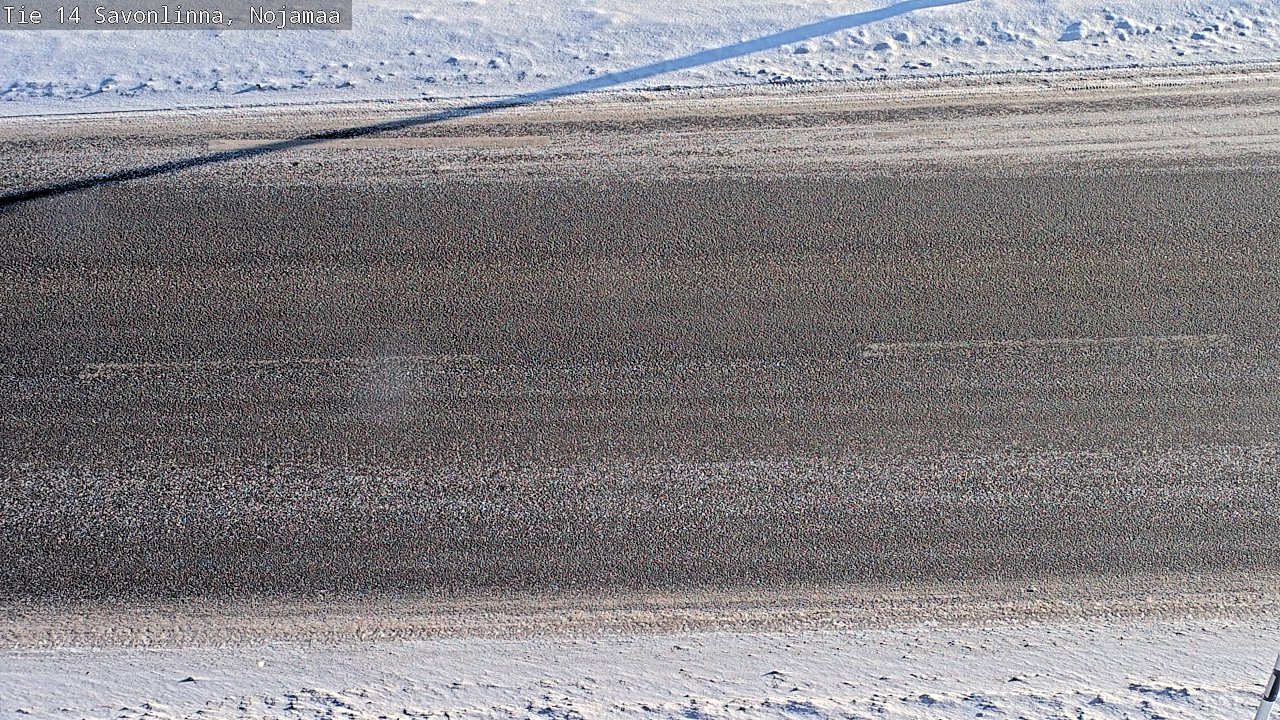 Weather Camera Image Road 14 Savonlinna, Nojanmaa, Savonlinna, Etelä-Savo