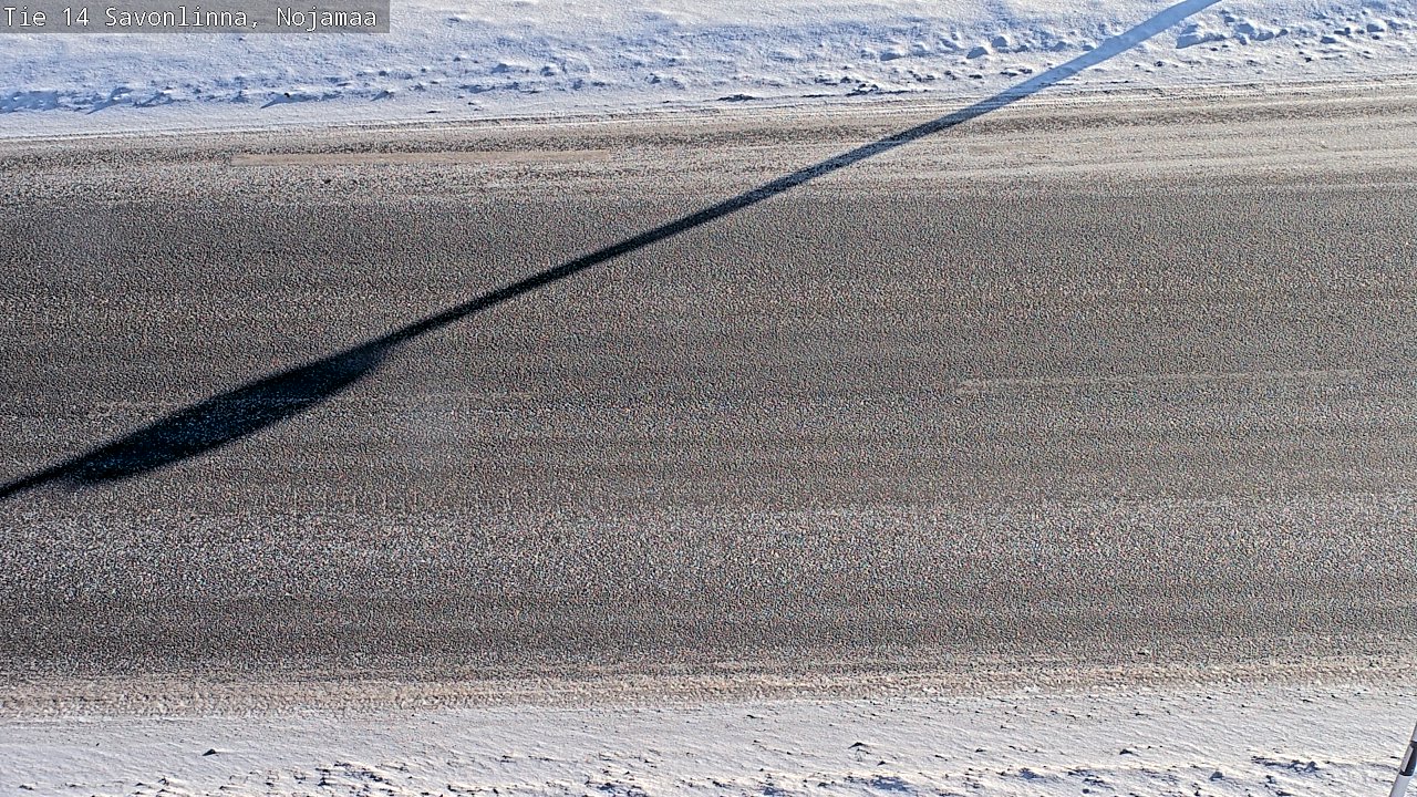 Weather Camera Image Road 14 Savonlinna, Nojanmaa, Savonlinna, Etelä-Savo