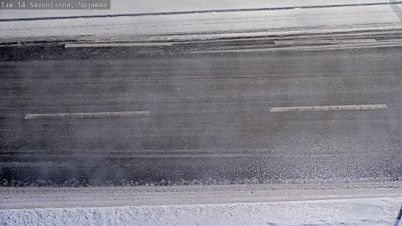Weather Camera Image Väg 14 Nyslott, Nojanmaa, Savonlinna, Etelä-Savo