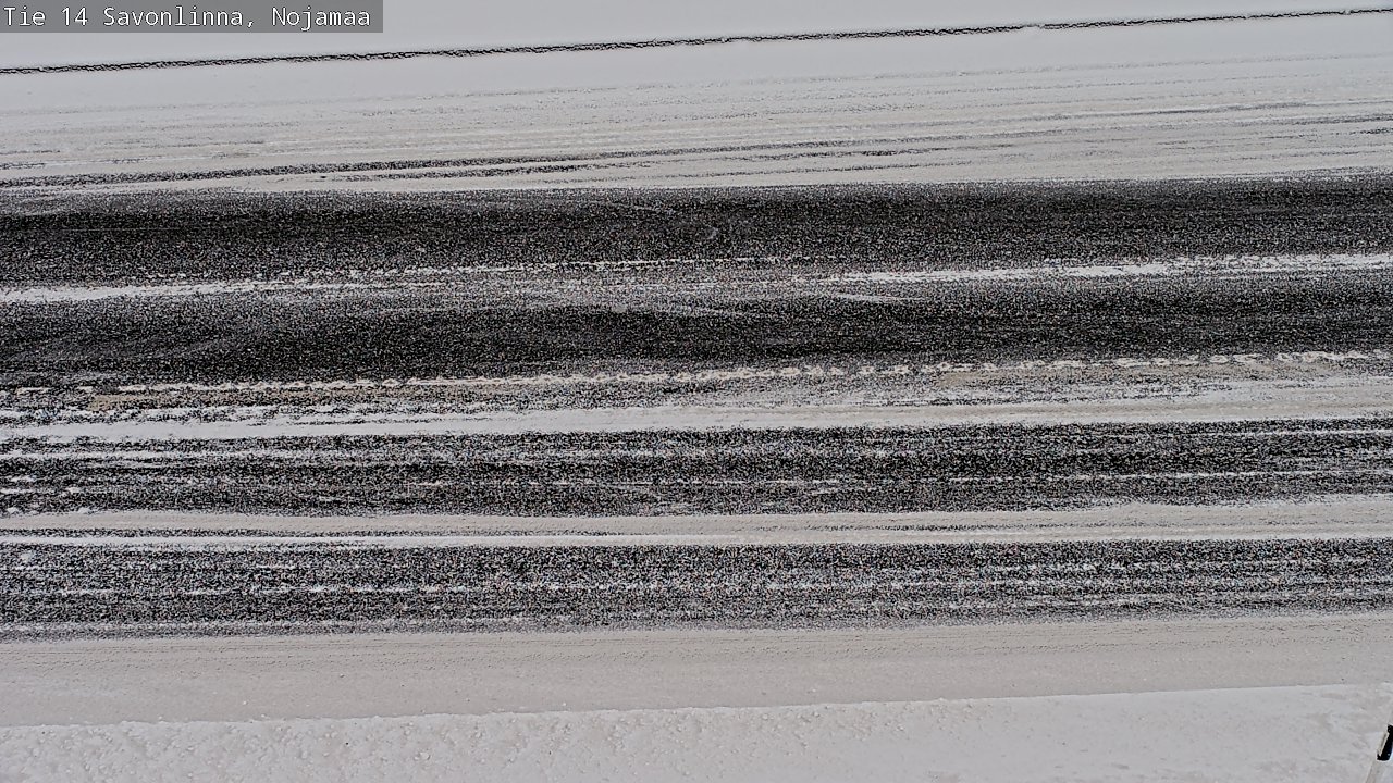 Weather Camera Image Väg 14 Nyslott, Nojanmaa, Savonlinna, Etelä-Savo