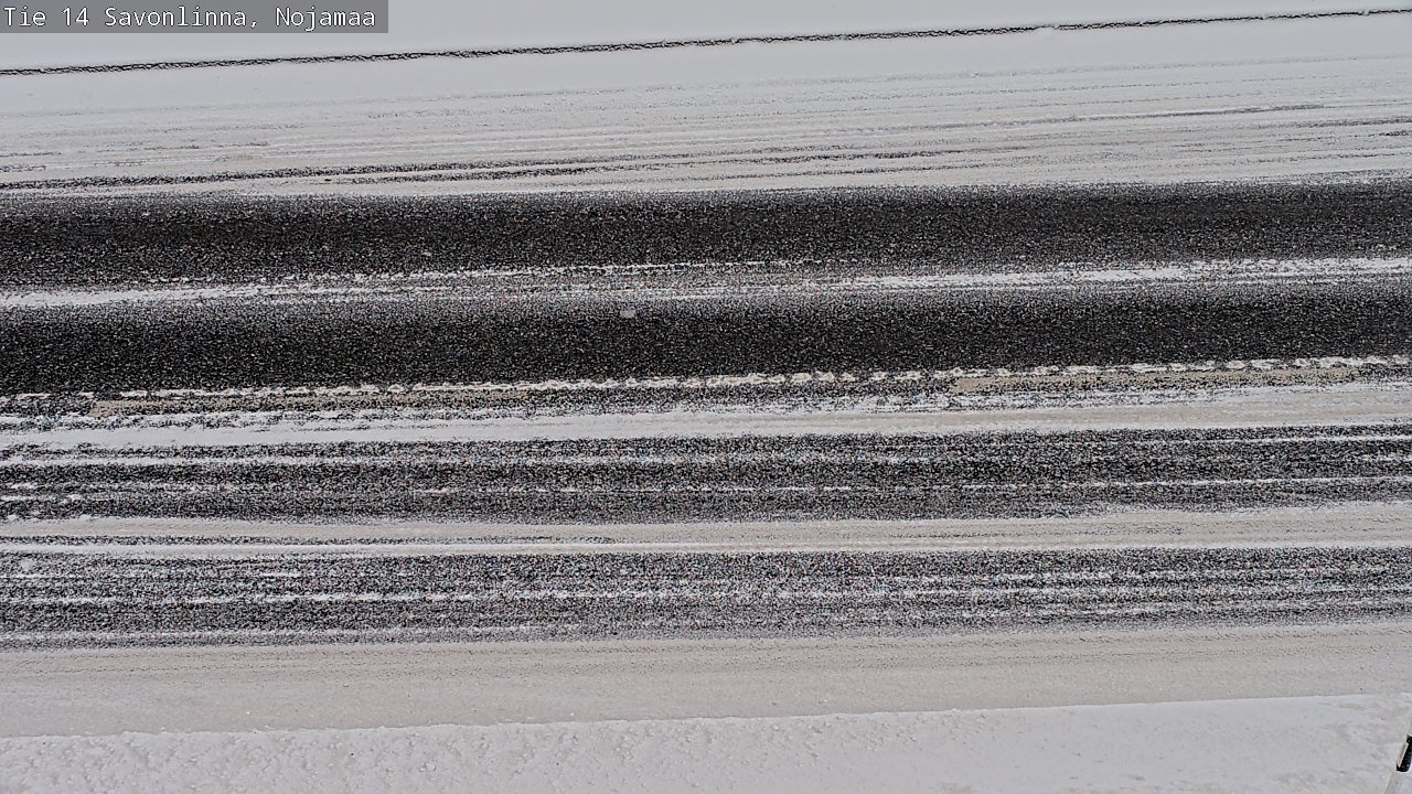 Weather Camera Image Väg 14 Nyslott, Nojanmaa, Savonlinna, Etelä-Savo