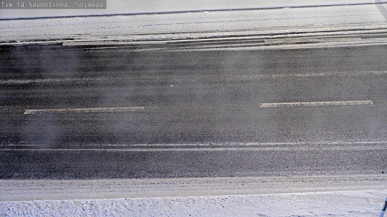 Weather Camera Image Väg 14 Nyslott, Nojanmaa, Savonlinna, Etelä-Savo