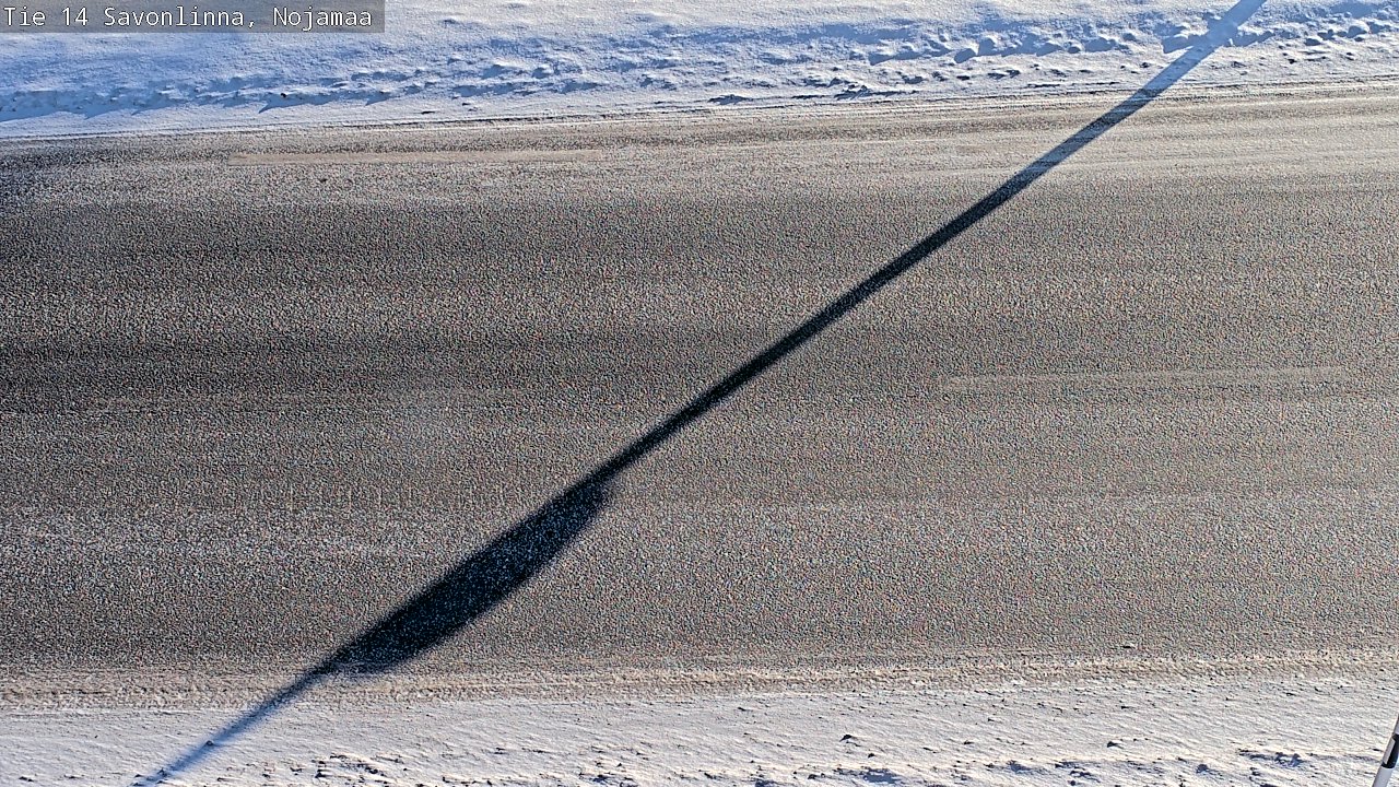 Weather Camera Image Road 14 Savonlinna, Nojanmaa, Savonlinna, Etelä-Savo