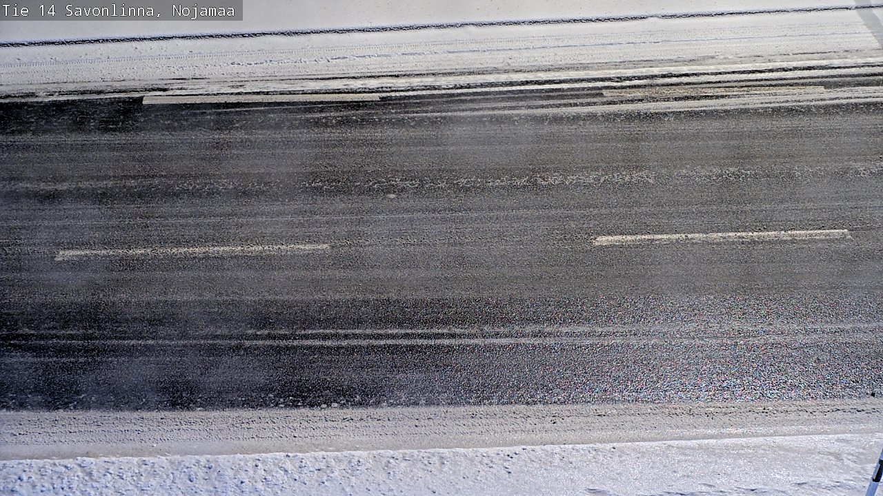 Weather Camera Image Väg 14 Nyslott, Nojanmaa, Savonlinna, Etelä-Savo