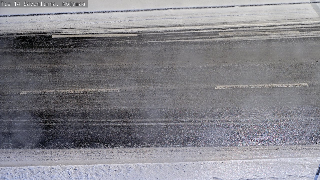 Weather Camera Image Väg 14 Nyslott, Nojanmaa, Savonlinna, Etelä-Savo