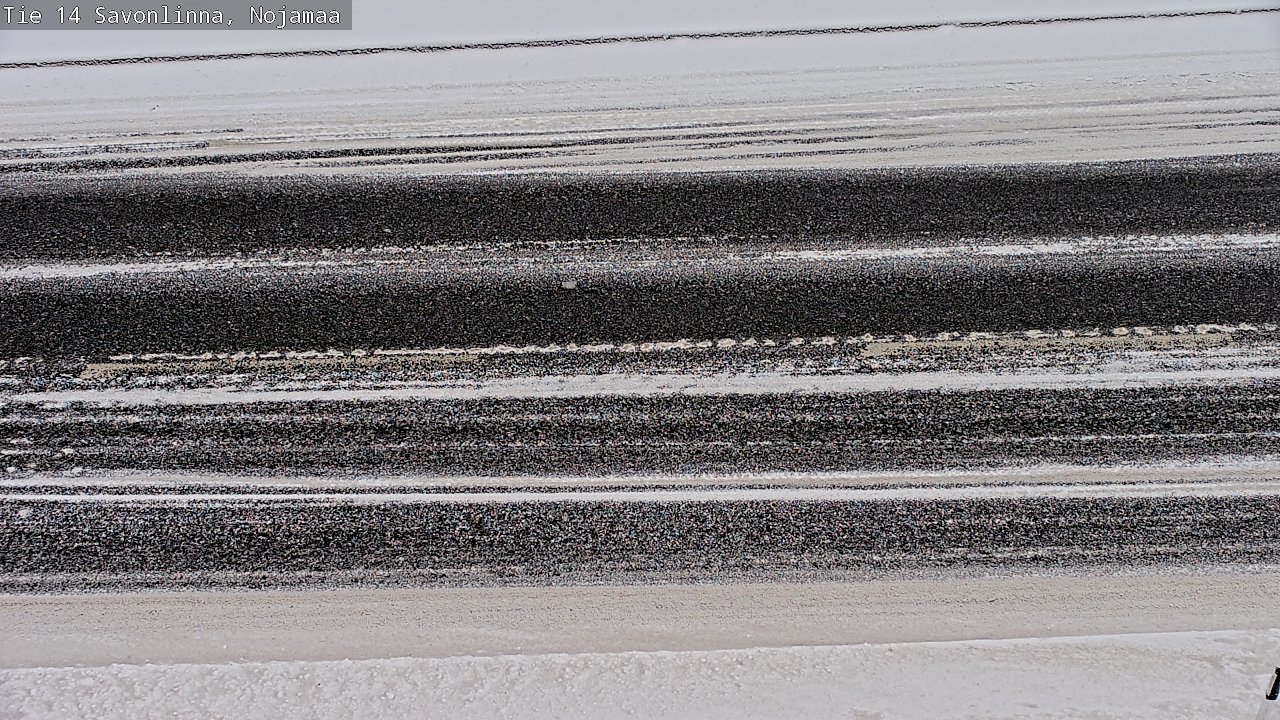 Weather Camera Image Väg 14 Nyslott, Nojanmaa, Savonlinna, Etelä-Savo