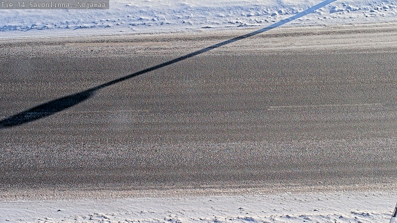 Weather Camera Image Road 14 Savonlinna, Nojanmaa, Savonlinna, Etelä-Savo