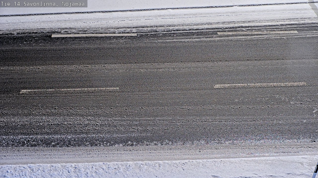 Weather Camera Image Road 14 Savonlinna, Nojanmaa, Savonlinna, Etelä-Savo