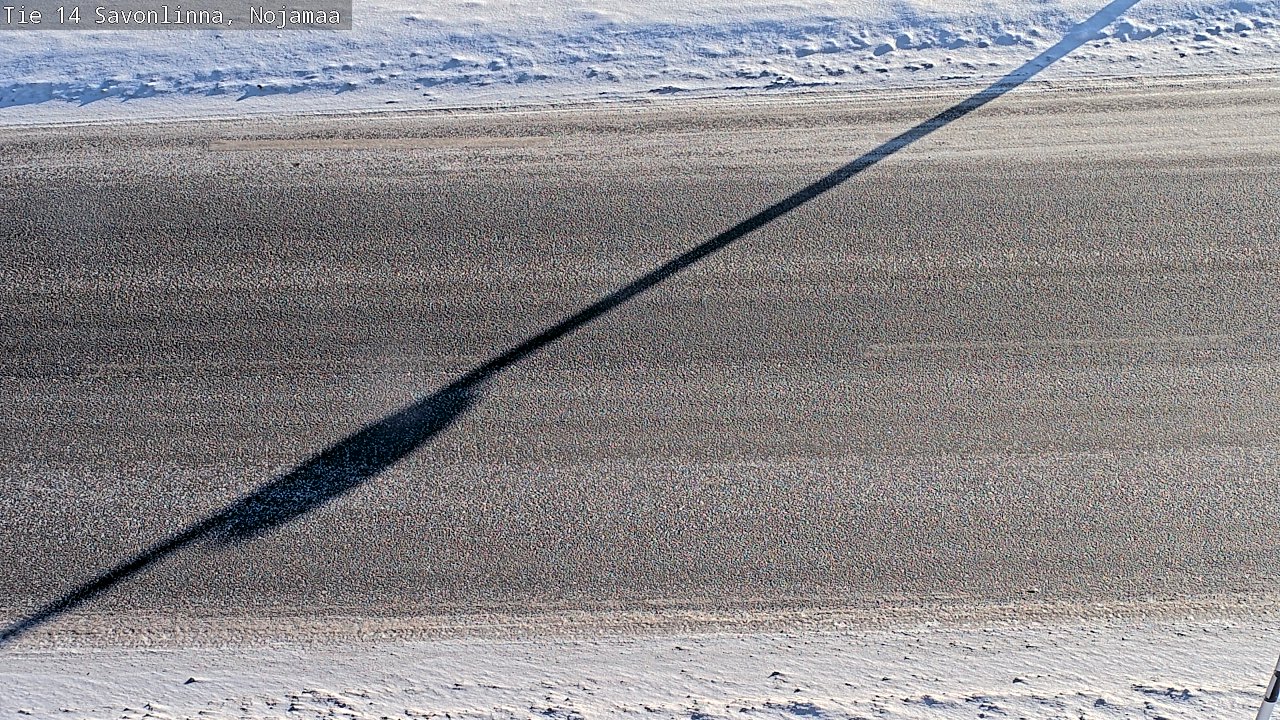 Weather Camera Image Road 14 Savonlinna, Nojanmaa, Savonlinna, Etelä-Savo