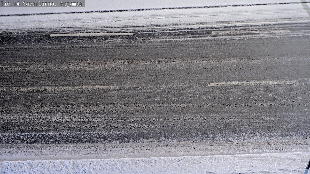 Weather Camera Image Väg 14 Nyslott, Nojanmaa, Savonlinna, Etelä-Savo