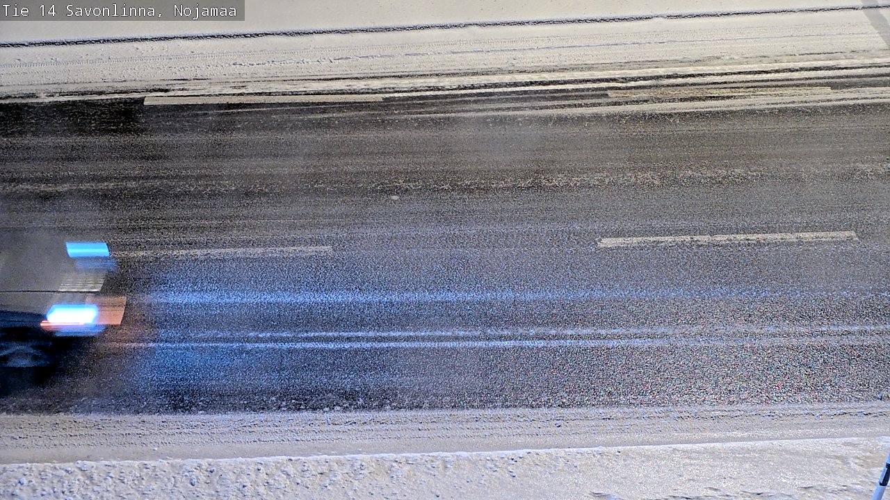 Weather Camera Image Väg 14 Nyslott, Nojanmaa, Savonlinna, Etelä-Savo