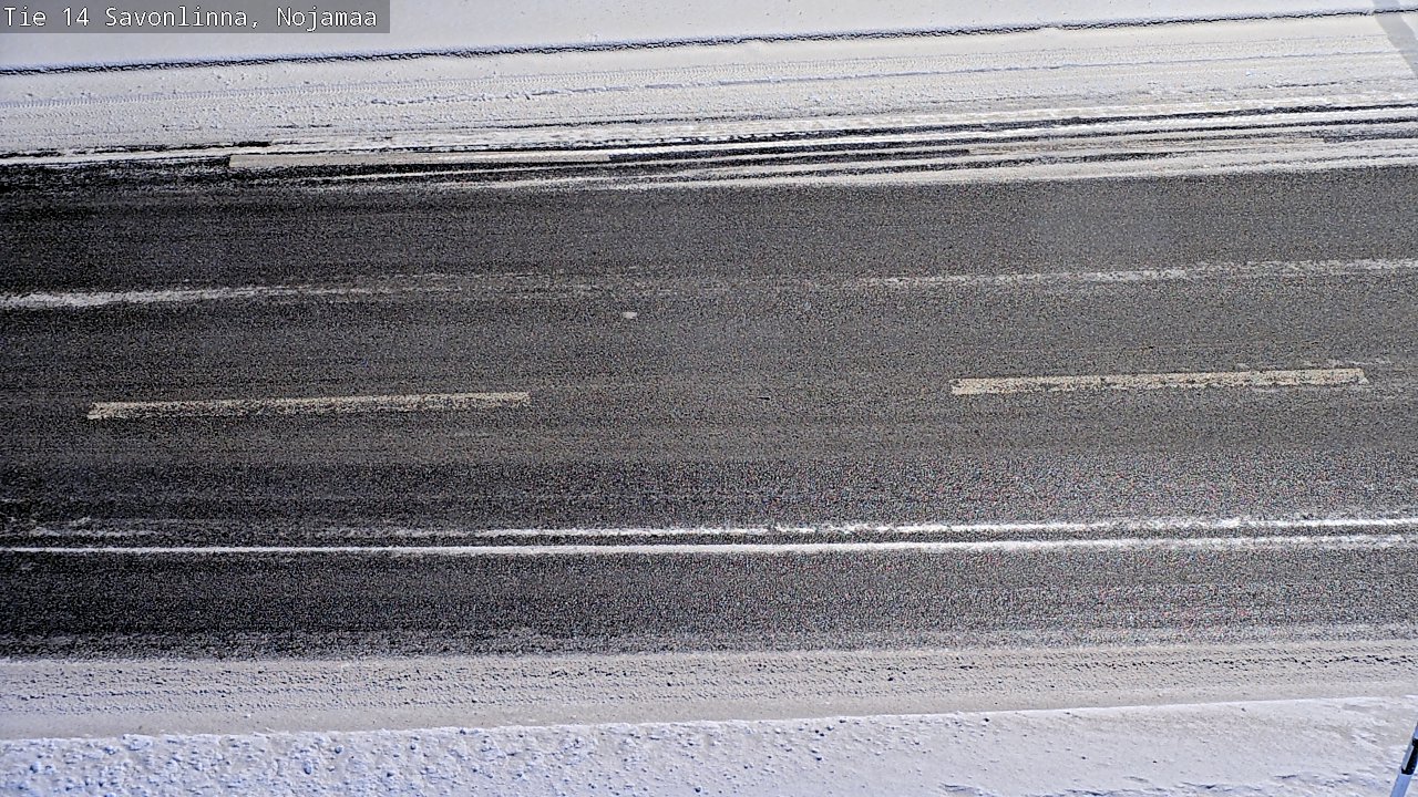 Weather Camera Image Väg 14 Nyslott, Nojanmaa, Savonlinna, Etelä-Savo