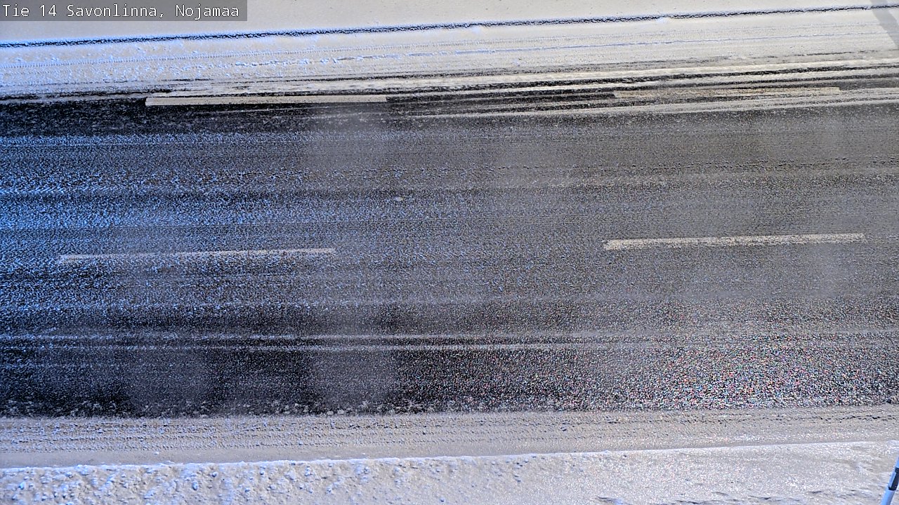 Weather Camera Image Väg 14 Nyslott, Nojanmaa, Savonlinna, Etelä-Savo